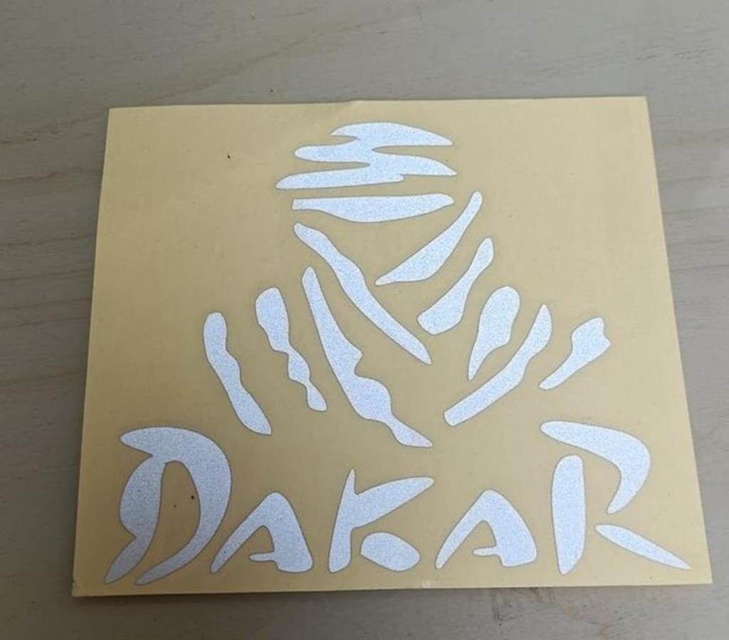 Dakar sticker zilver, Ophalen of Verzenden