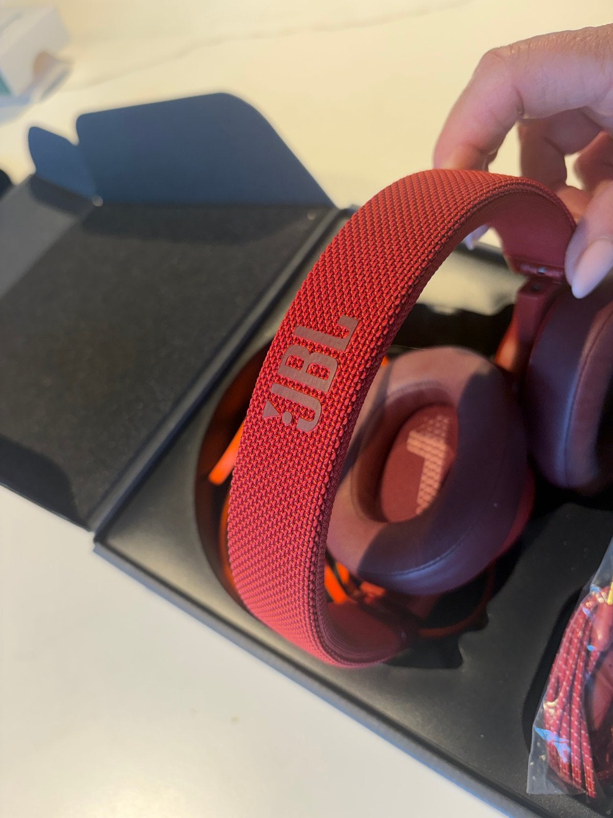 JBL Live 500BT Draadloze Over-ear Koptelefoon - Rood, Audio, Tv en Foto, Ophalen, JBL, Bluetooth, Zo goed als nieuw