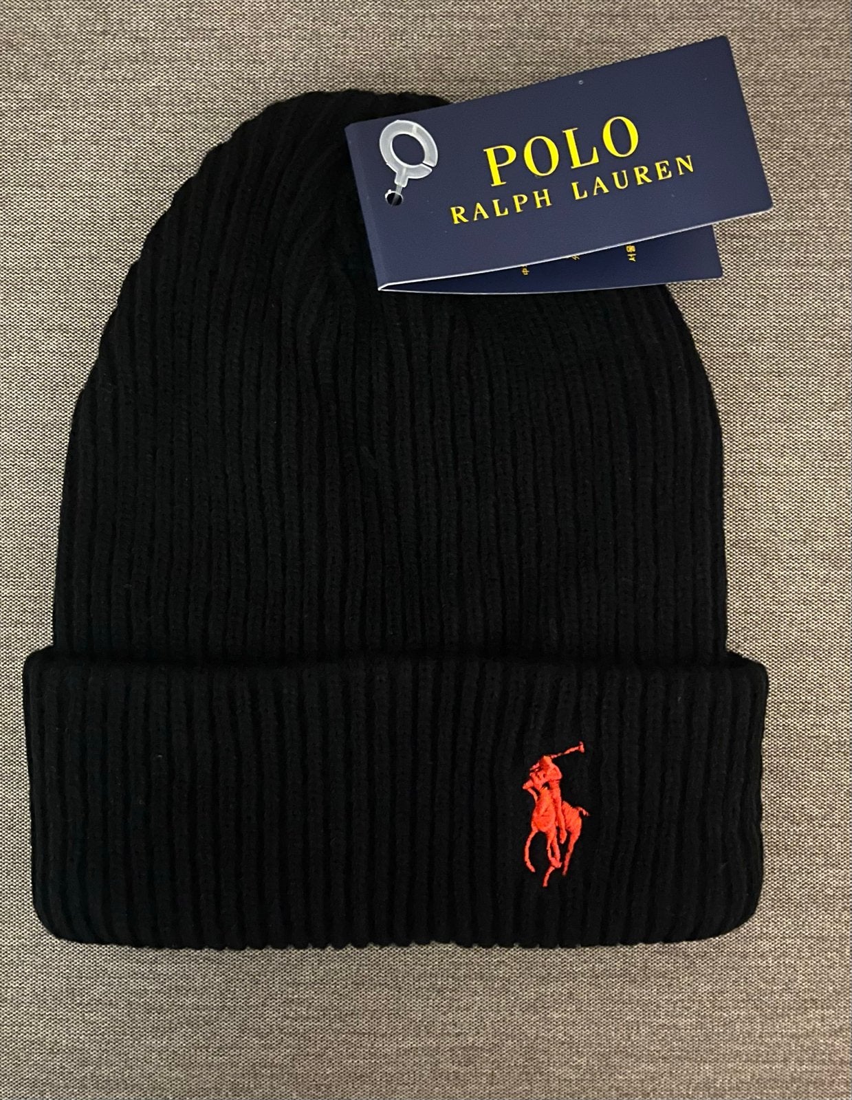 Ralph Lauren Muts  Zwart, Ophalen of Verzenden, Nieuw, Overige maten, Muts