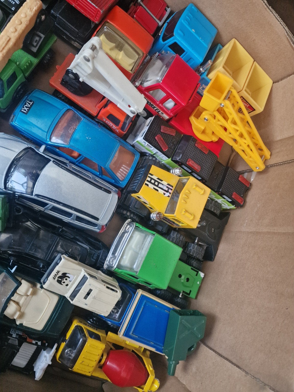 Diverse miniatuurauto's: Tonka, Siku, Hot Wheels, Majorette, Hobby en Vrije tijd, Modelauto's | 1:50, Ophalen of Verzenden, Gebruikt