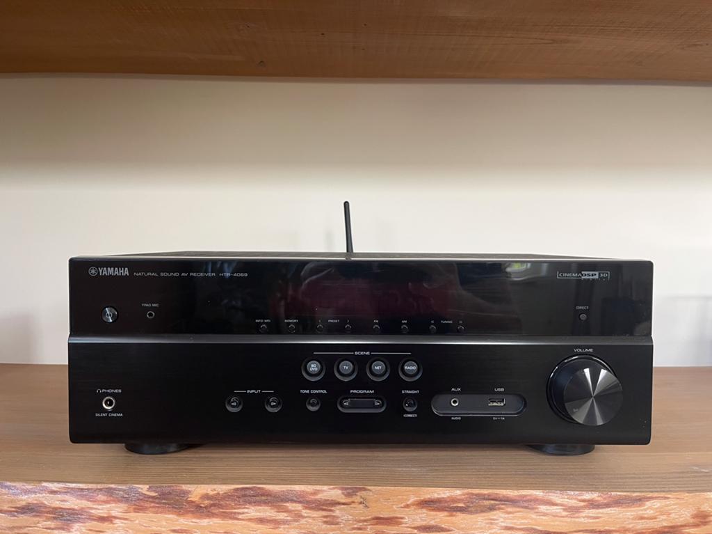 Yamaha HTR-4069 MusicCast 5.1 receiver 4K UltraHD - ZGAN, Yamaha, Ophalen of Verzenden, Zo goed als nieuw, 120 watt of meer