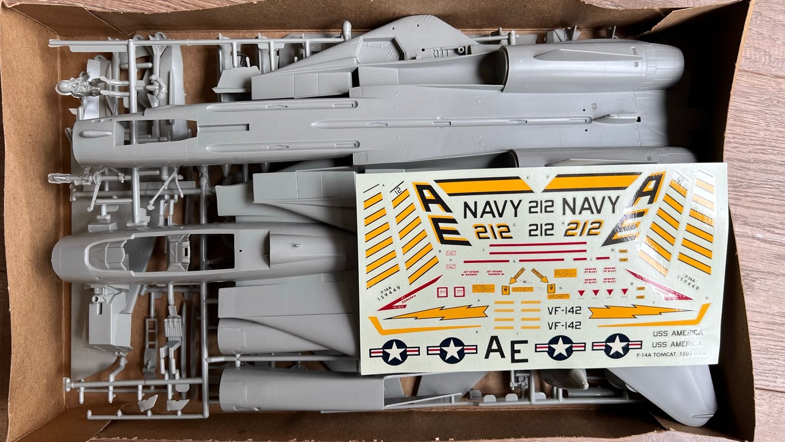 1/48 Monogram F-14A Tomcat, Nieuw, Groter dan 1:72, Vliegtuig, Ophalen
