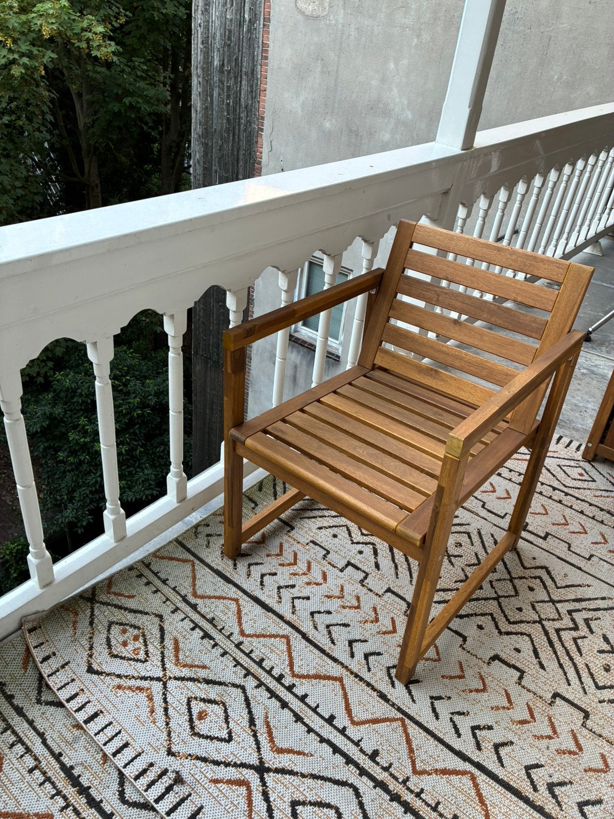 IKEA NAMMARÖ tuinstoel / Outdoor armchair - great condition, Ophalen, Zo goed als nieuw, Hout