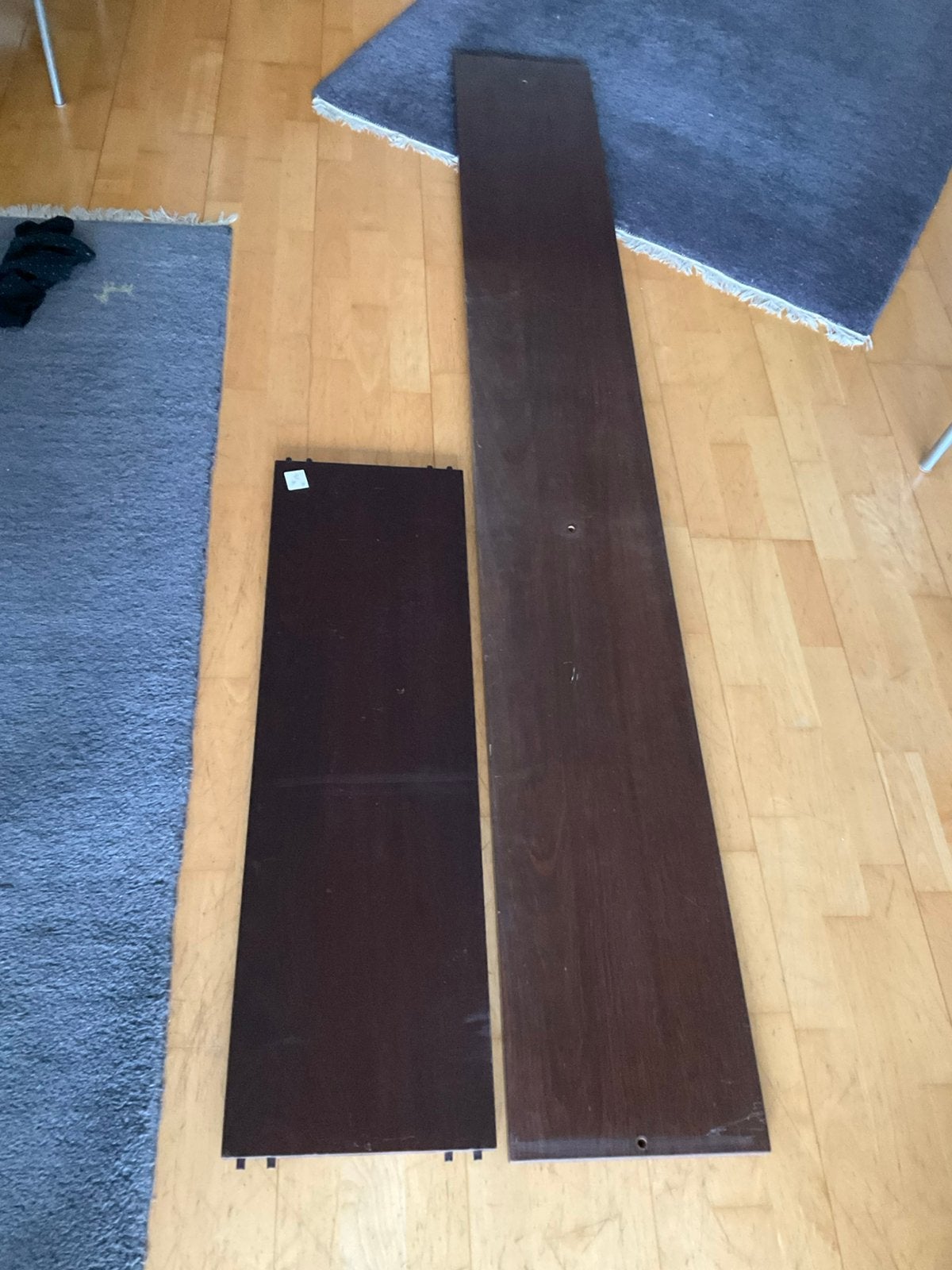 Boekenkast van massief tropisch hardhout (Suriname), Ophalen, Met plank(en), Gebruikt, 200 cm of meer