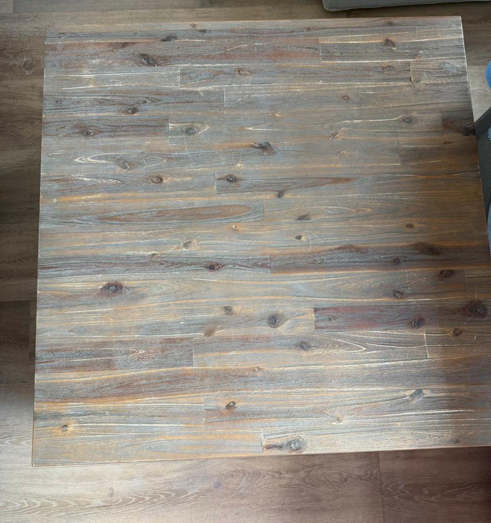 Salontafel 90x90 cm, 40 cm hoog, Ophalen, Gebruikt, 50 tot 100 cm, Vierkant