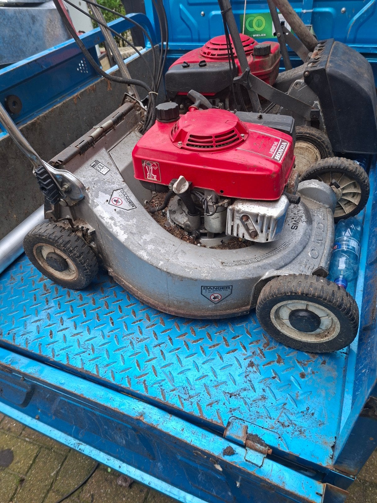 Honda HR214 Benzine Grasmaaier met startmotor, Ophalen of Verzenden