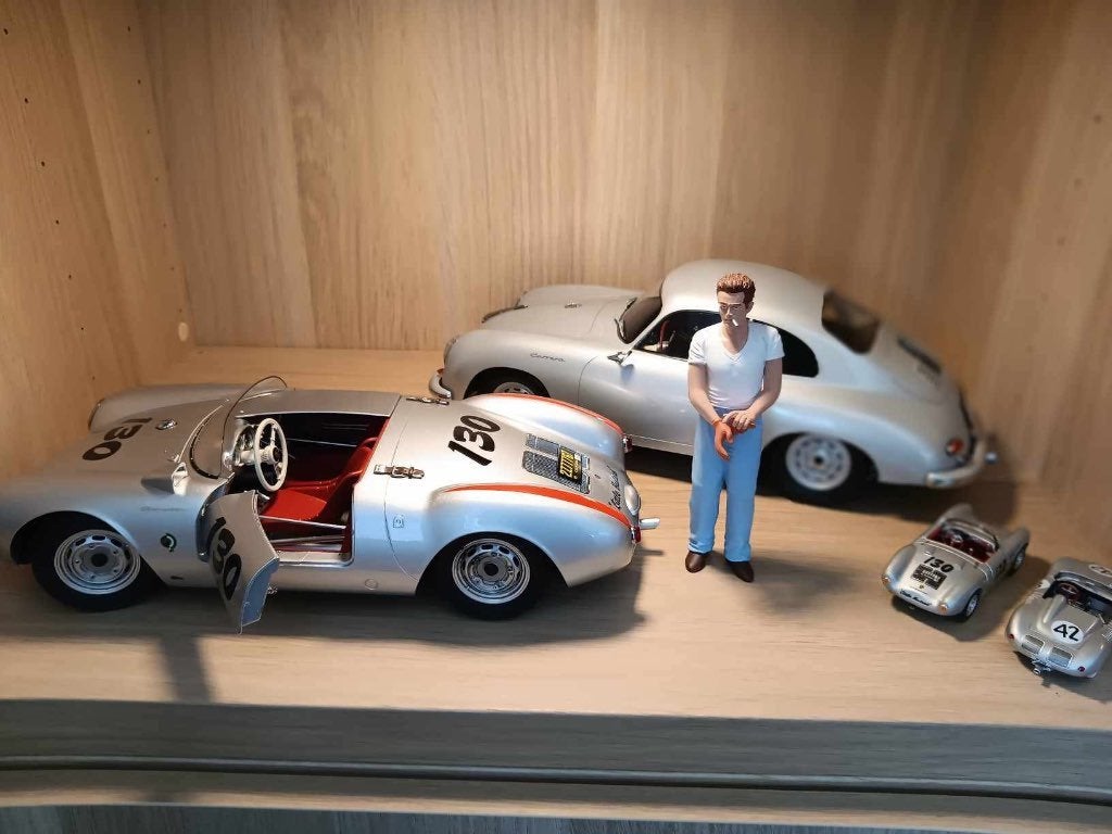 3 Porsche 550 Spyder modellen op schaal 1:12, Ophalen of Verzenden, Nieuw, 1:9 t/m 1:12, Auto
