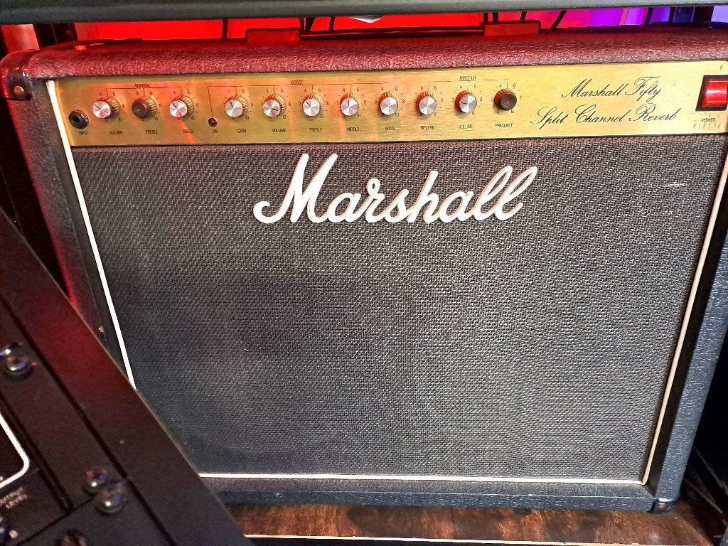 Marshall Split Channel Reverb, Ophalen, Gebruikt, Gitaar, 50 tot 100 watt