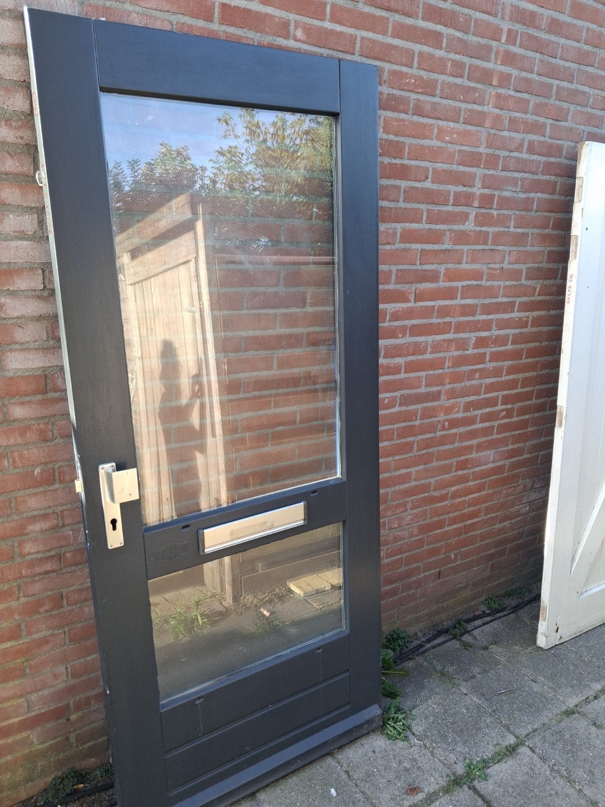 92.7x211.5cm hoog voordeur dubbelglas, Ophalen, Gebruikt, 80 tot 100 cm, Buitendeur