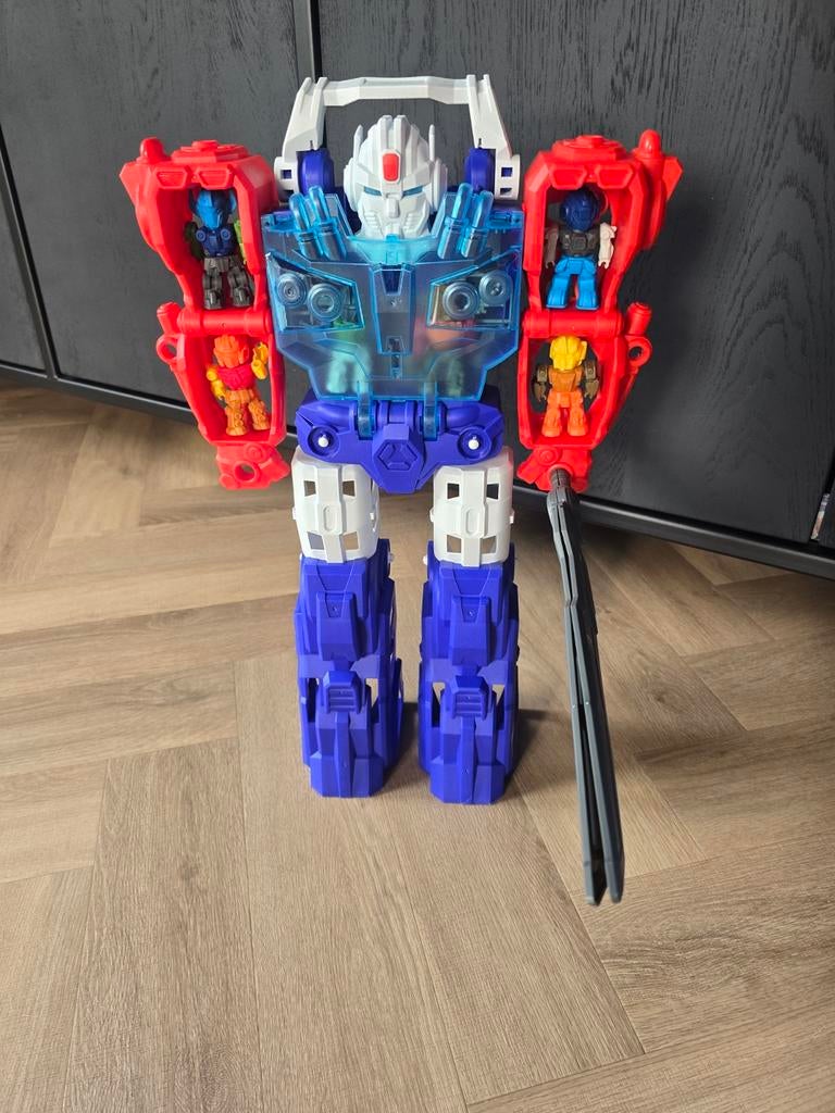 Transformers robot met accessoires - Zo goed als nieuw, Overige generaties, Ophalen of Verzenden, Zo goed als nieuw, Overige rassen