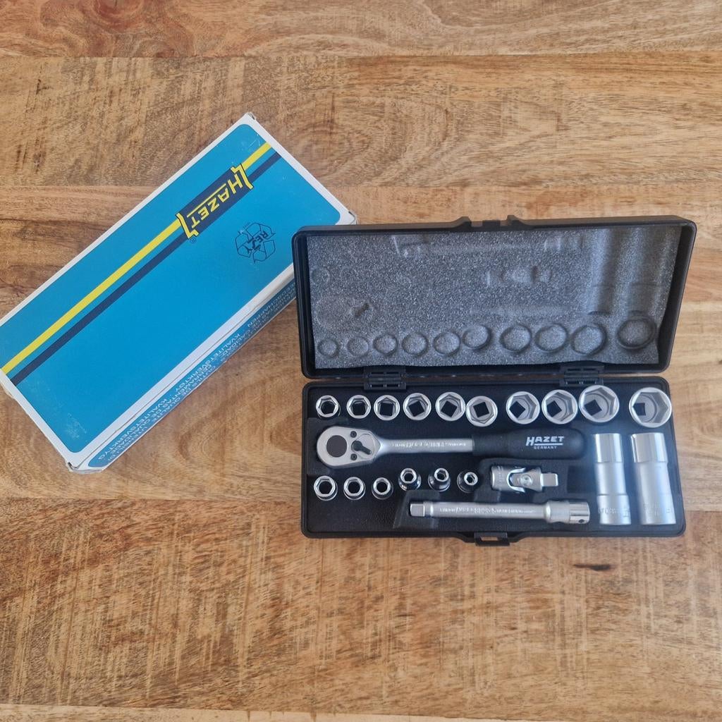Hazet (bougie)dopsleutelset zeskant 3/8" (nieuwstaat), Ophalen of Verzenden, Zo goed als nieuw