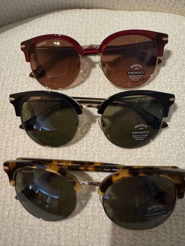 NIEUWE Serengeti Clubmaster zonnebril in 3 kleuren polarized, Overige merken, Serengeti, Zonnebril, Overige kleuren