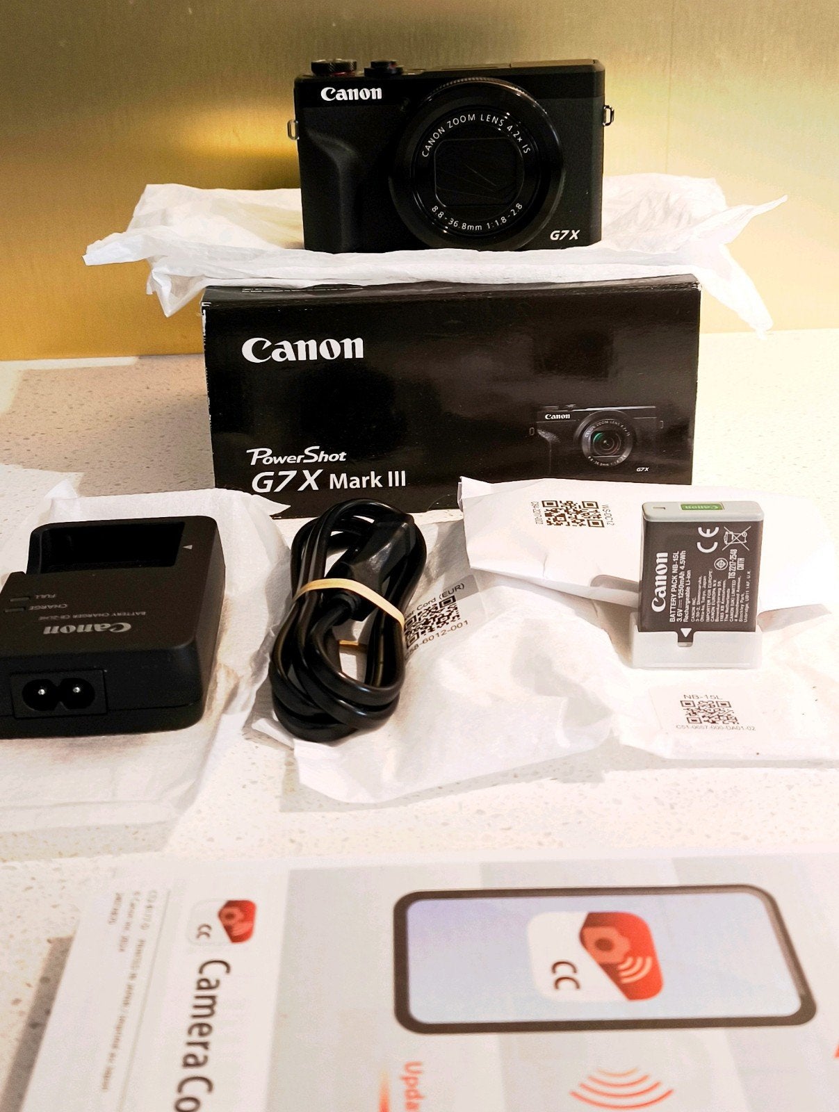 Canon Powershot G7X Mark iii Nieuw, Audio, Tv en Foto, Fotocamera's Digitaal, Canon, Compact, Nieuw, 4 t/m 7 keer