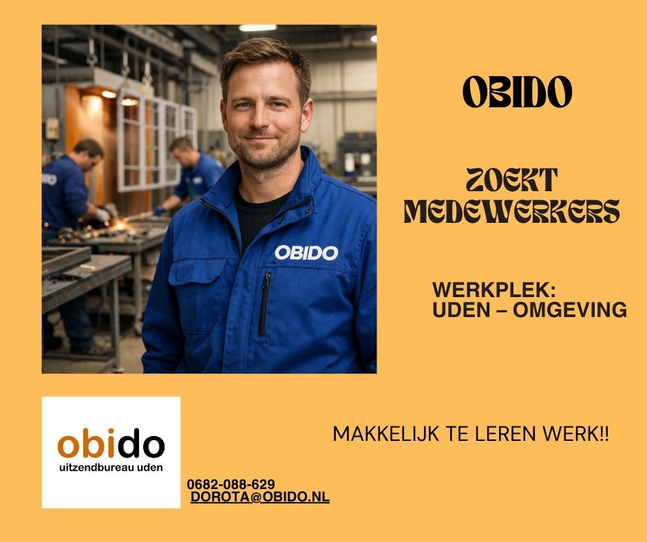Productiemedewerker – omgeving Uden, Vacatures, 33 - 40 uur, Overige niveaus, Starter, Overige vormen