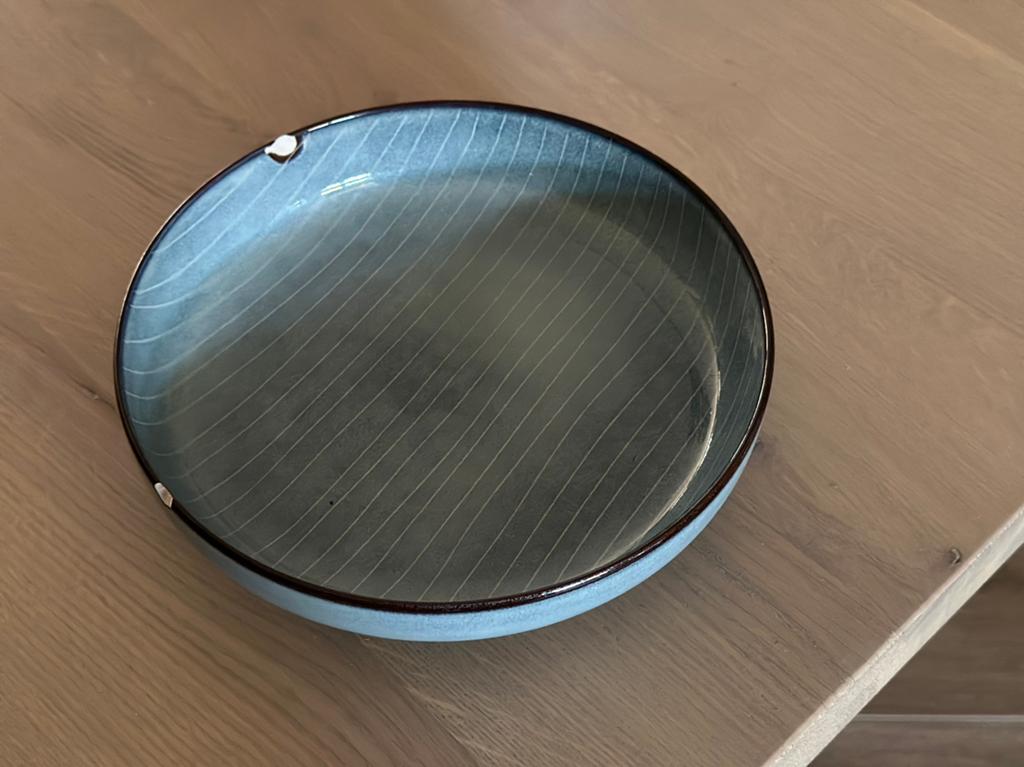 Serveerschaal 22cm Broste Copenhagen nordic sea, Ophalen, Gebruikt, Schaal of Schalen, Overige stijlen