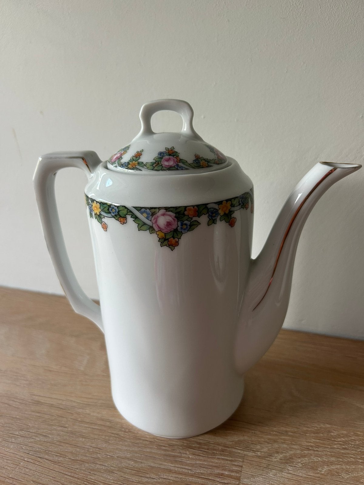 Antieke koffiekan porselein, Ophalen of Verzenden