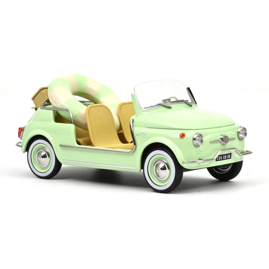 Norev 1:18 Fiat 500 Jolly 1965 green. Levering 10-2026, -, Nieuw, Norev, Ophalen of Verzenden