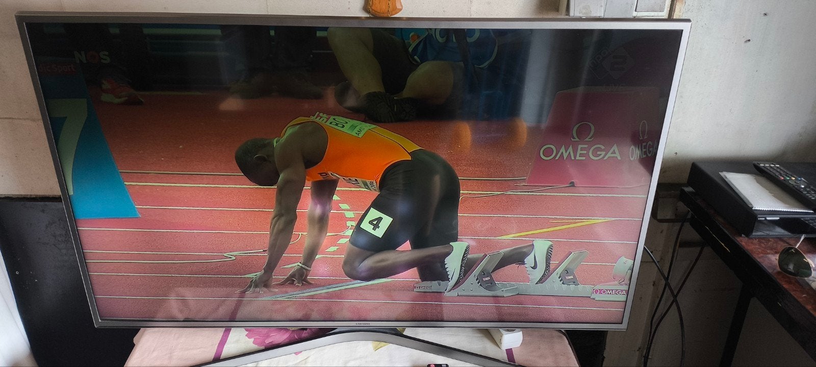 50 inch Samsung Smart LED tv met defect backlight, Audio, Tv en Foto, Vintage Televisies, Ophalen, Gebruikt, 100 cm of meer, Samsung