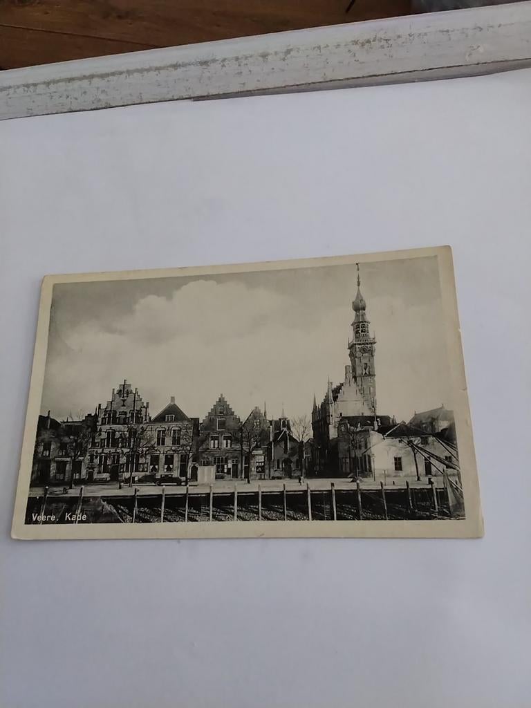 VEERE. KADE.  1934, Ophalen of Verzenden, 1920 tot 1940, Zeeland
