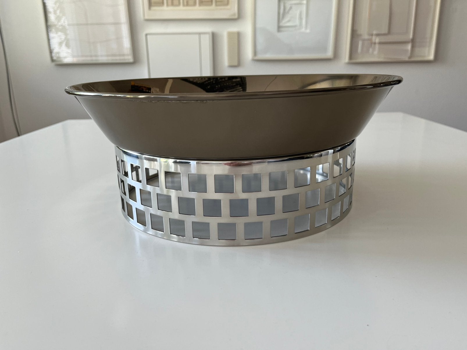 SOTTSASS MEMPHIS ZANI DESIGN ALESSI, Huis en Inrichting, Woonaccessoires | Schalen en Manden, Overige materialen, Schaal, Rond