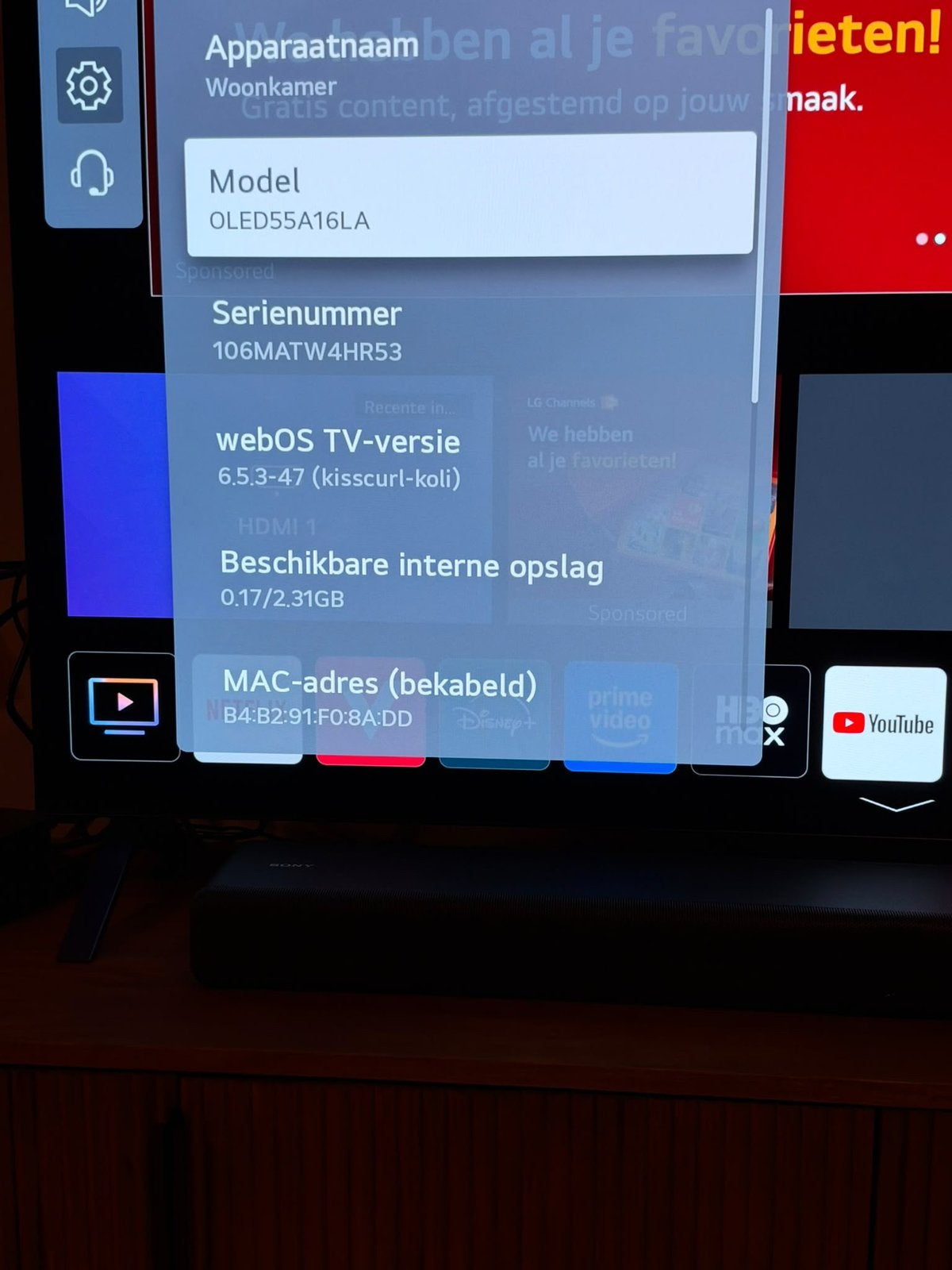 Foto 3 van LG OLED A1 55 inch