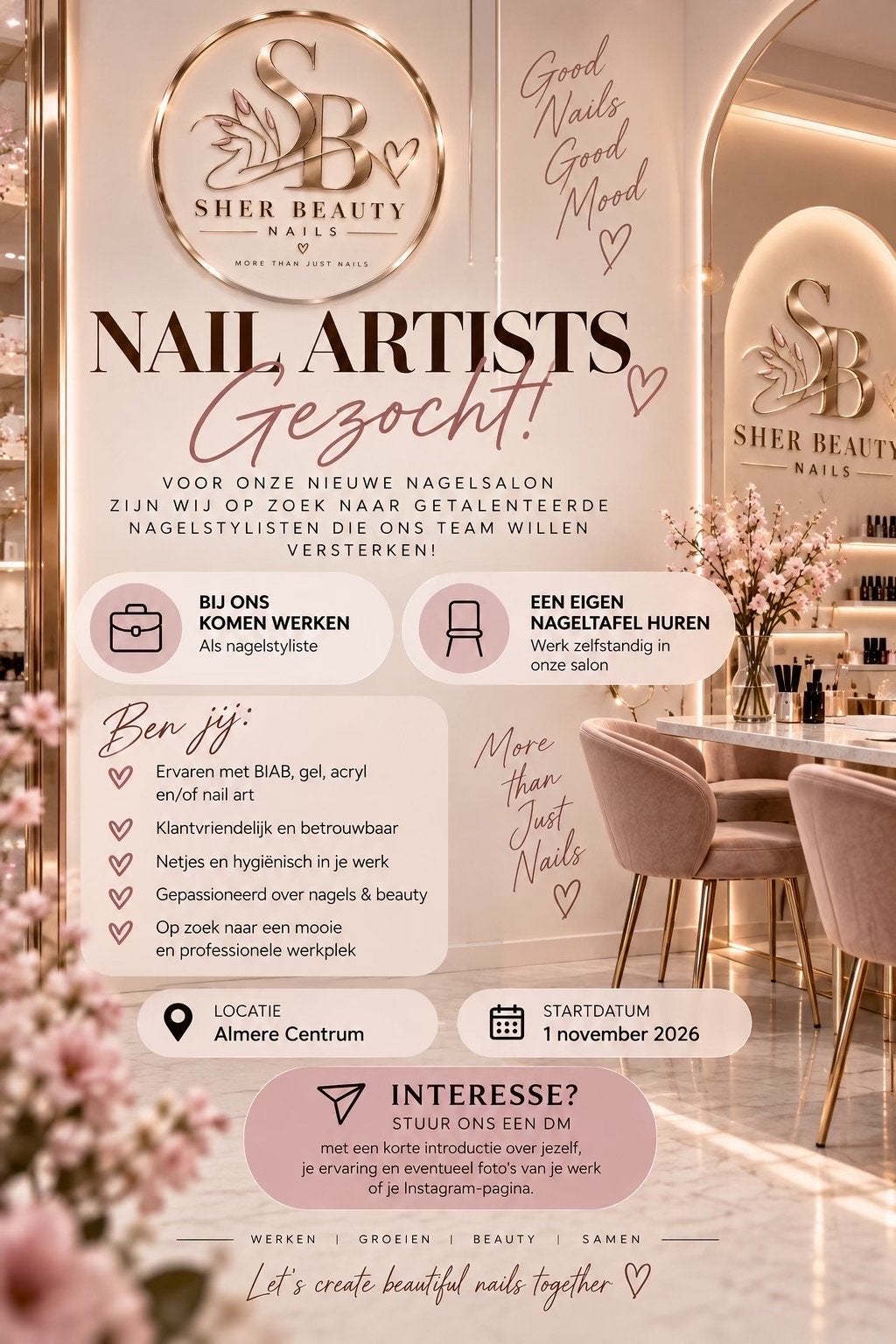 Nagelstylistes gezocht, Vacatures