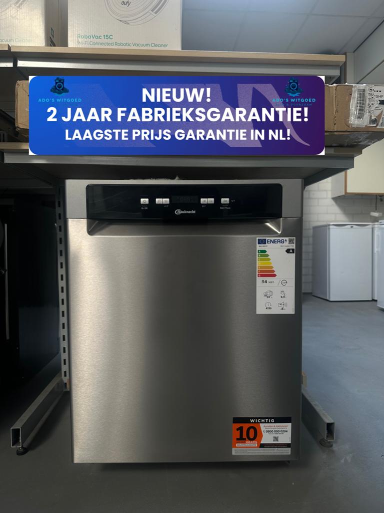 BAUKNECHT RVS Onderbouw Vaatwasser ActiveDry MultiZone 41dB, Minder dan 85 cm, Info@adoswitgoed.nl, Kamerlingh Onnestraat 8, Wijchen