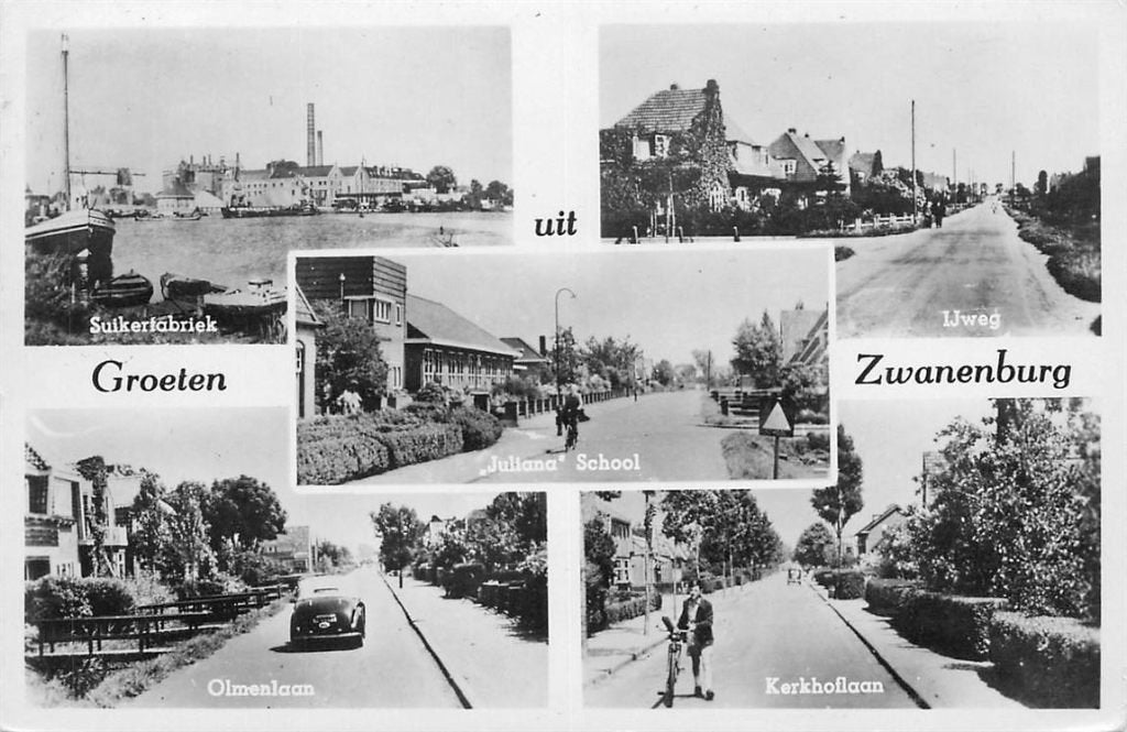 378-317-021 Zwanenburg Groeten uit, Verzamelen, Ansichtkaarten | Nederland, Verzenden, Voor 1920, Noord-Holland