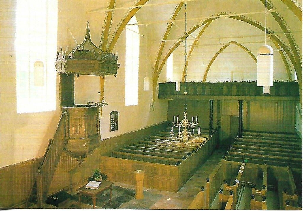 Bellingwolde- -Interieur N.H.Kerk., Verzenden, 1980 tot heden, Ongelopen, Groningen