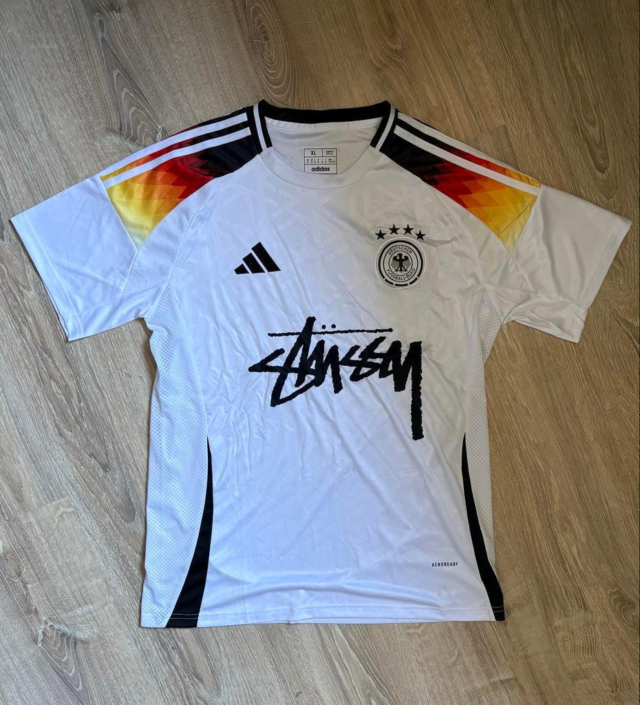 Stussy Duitsland Shirt Maat M, Verzenden, Zo goed als nieuw, Maat 48/50 (M), Wit