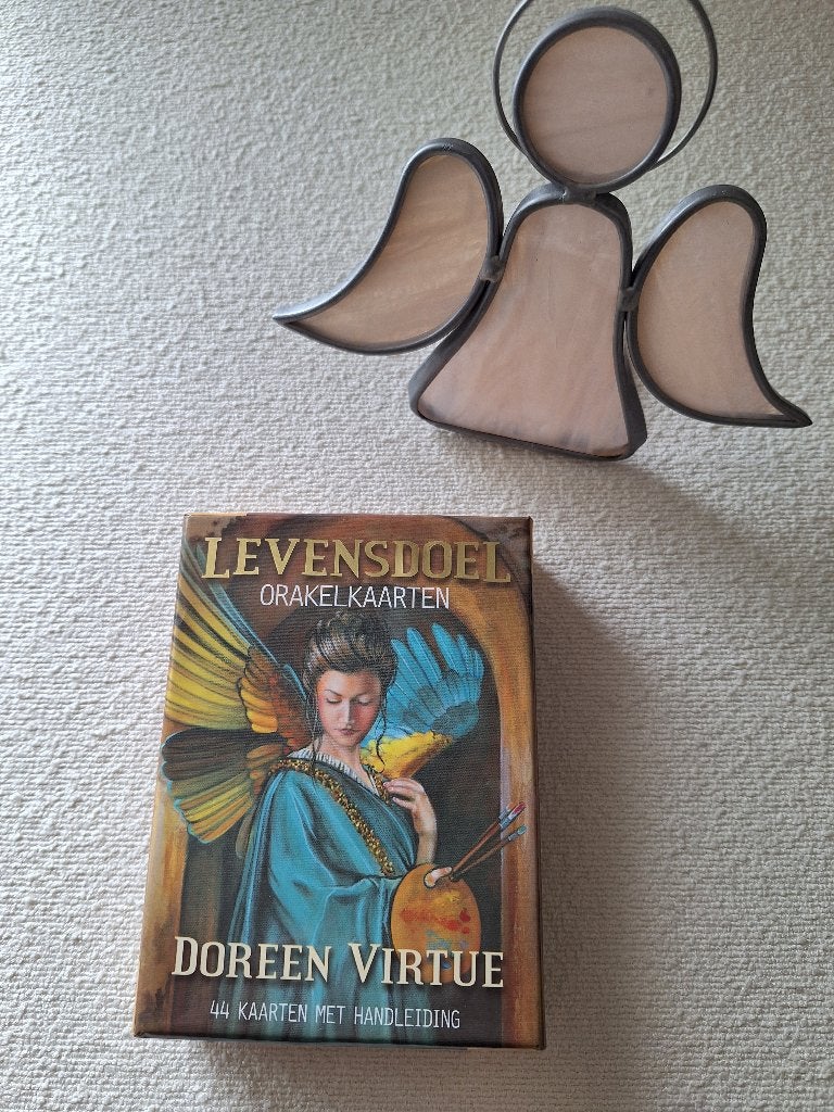 levensdoel orakelkaarten Doreen Virtue, Boeken, Ophalen of Verzenden, Zo goed als nieuw, Tarot of Kaarten leggen, Overige typen