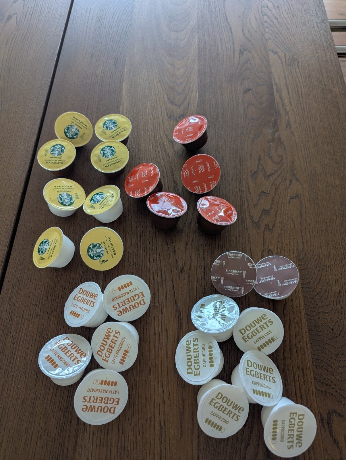 Dolce Gusto capsules: Lungo, Latte Macchiato, Cappuccino, Diversen, Levensmiddelen, Ophalen