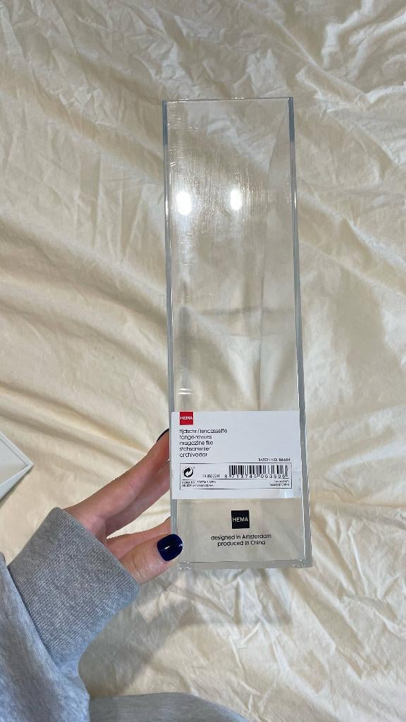 Magazine file holder (2 white metal & 1 tansparent), Ophalen of Verzenden, Zo goed als nieuw