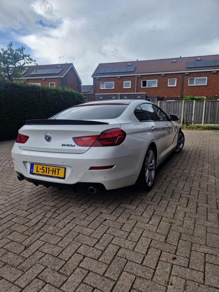 BMW 6-Serie 640D Gran Coupe 3.0 Aut8 2012 Wit, Auto's, BMW, Automaat, Euro 5, Achterwielaandrijving, Beige