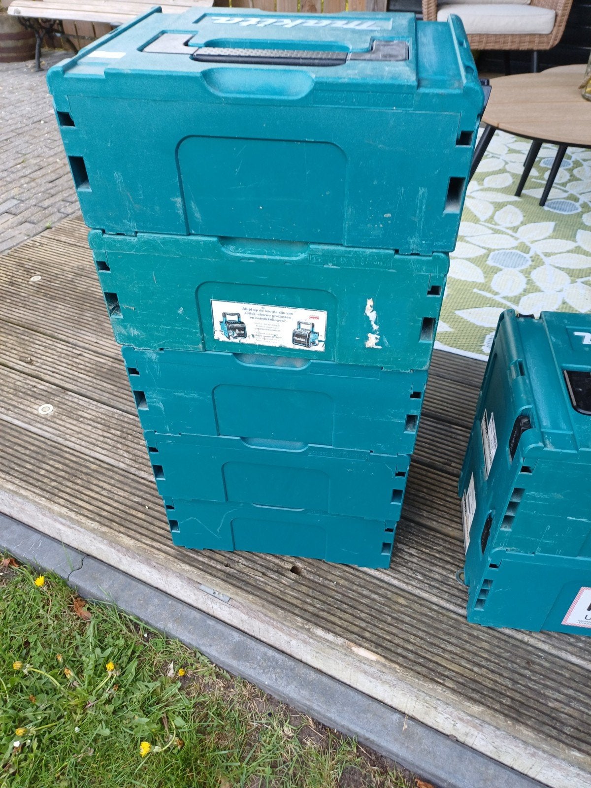 koffer makita gereedschap koffer box 2 , makita koffer, Doe-het-zelf en Verbouw, Gereedschapskisten, Ophalen of Verzenden, Zo goed als nieuw