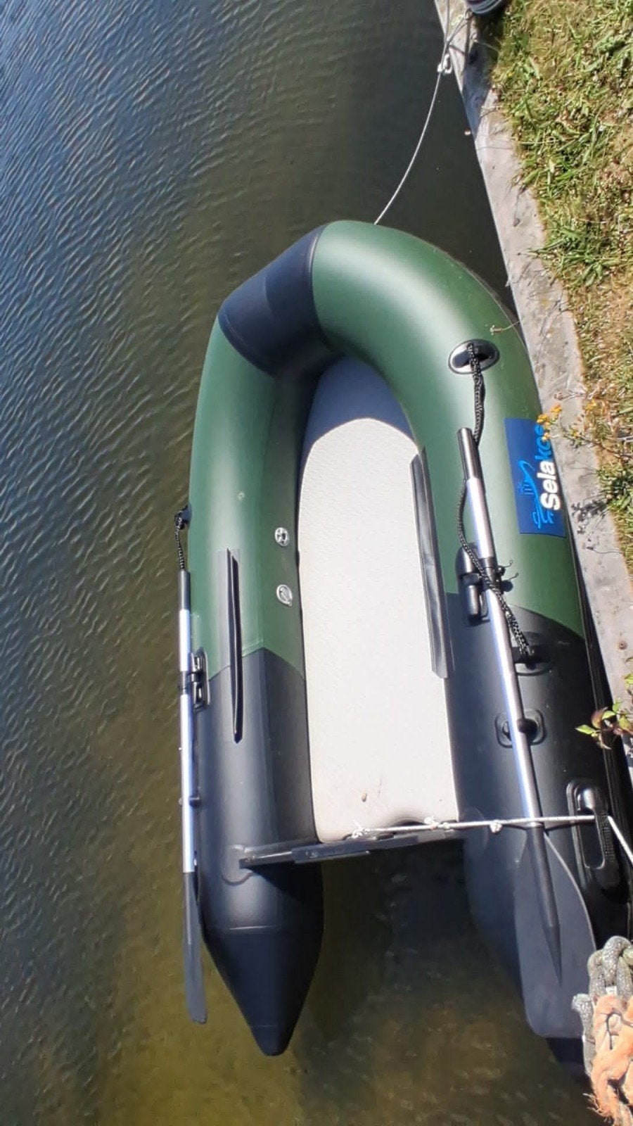Selakos HH-S230 Rubberboot - Groen/Zwart, Ophalen, Zo goed als nieuw, Kind, Reddingsvest of Zwemvest