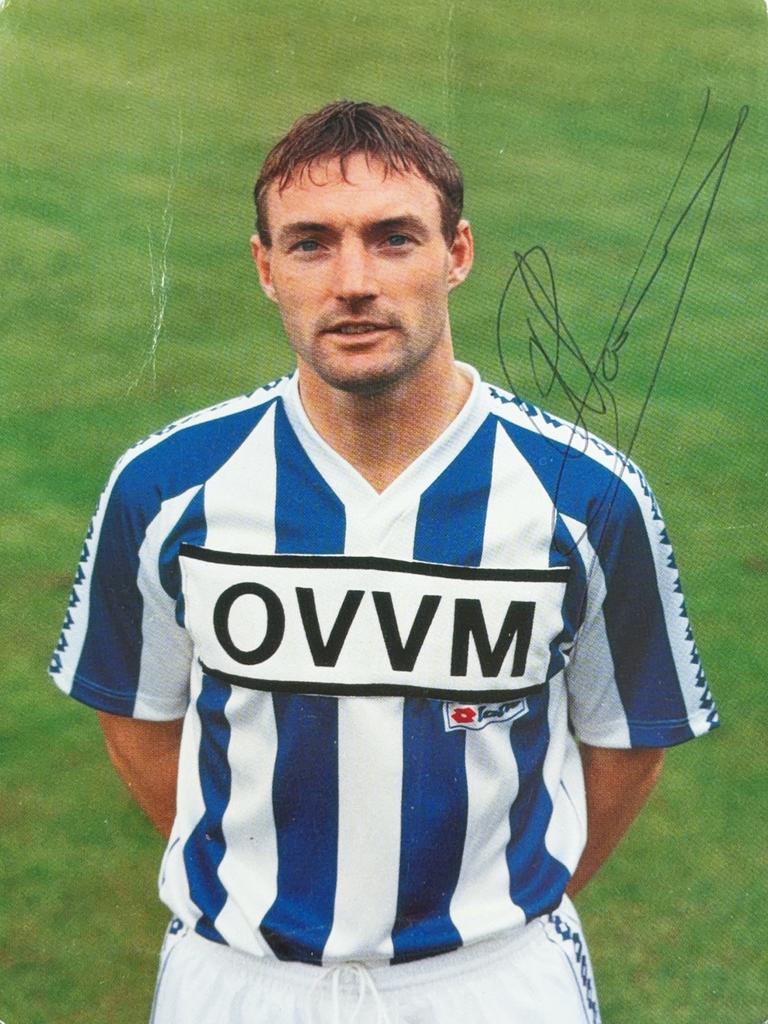 Spelerskaart Ron Jans - SC Veendam - seizoen 1988/1989, Verzamelen, Verzenden, Gebruikt, F.C. Utrecht, Spelerskaart