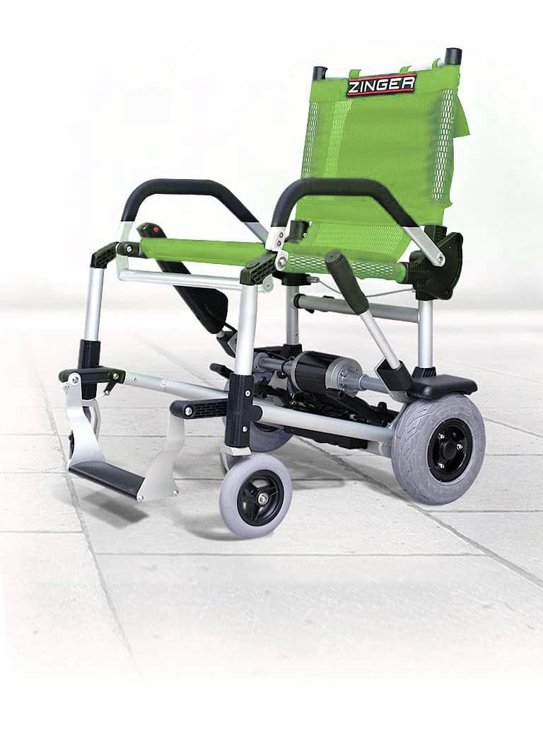Zinger Rolstoel, Diversen, Rolstoelen, Ophalen, Inklapbaar, Zo goed als nieuw, Elektrische rolstoel