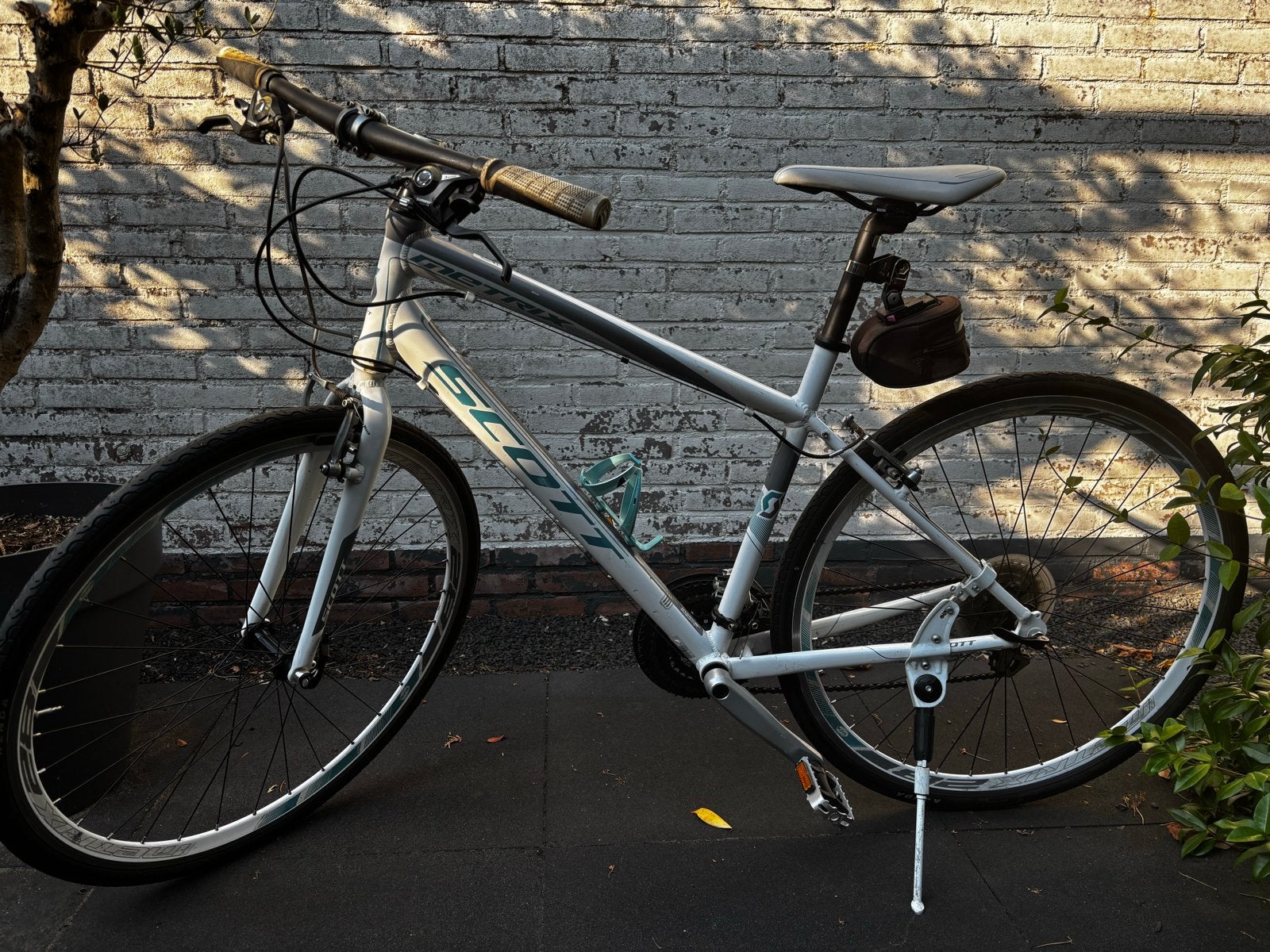 Scott Metrix dames hybride/tour fiets Lichtgewicht, Gebruikt, Velgrem, Versnellingen, 50 tot 53 cm