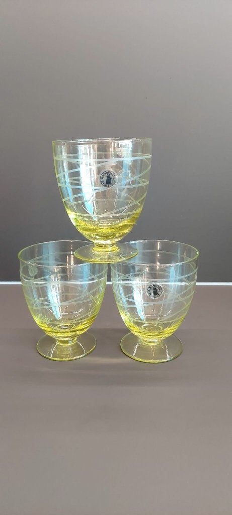 Vintage IKEA Pralin glazen - Pia Eldin-Lindsten (3 stuks), Ophalen of Verzenden