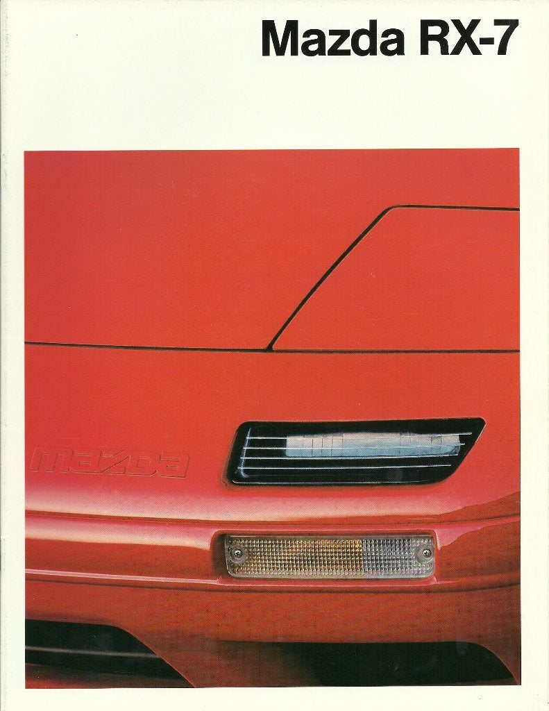 Mazda RX7 folder, Ophalen of Verzenden, Gelezen, Overige merken