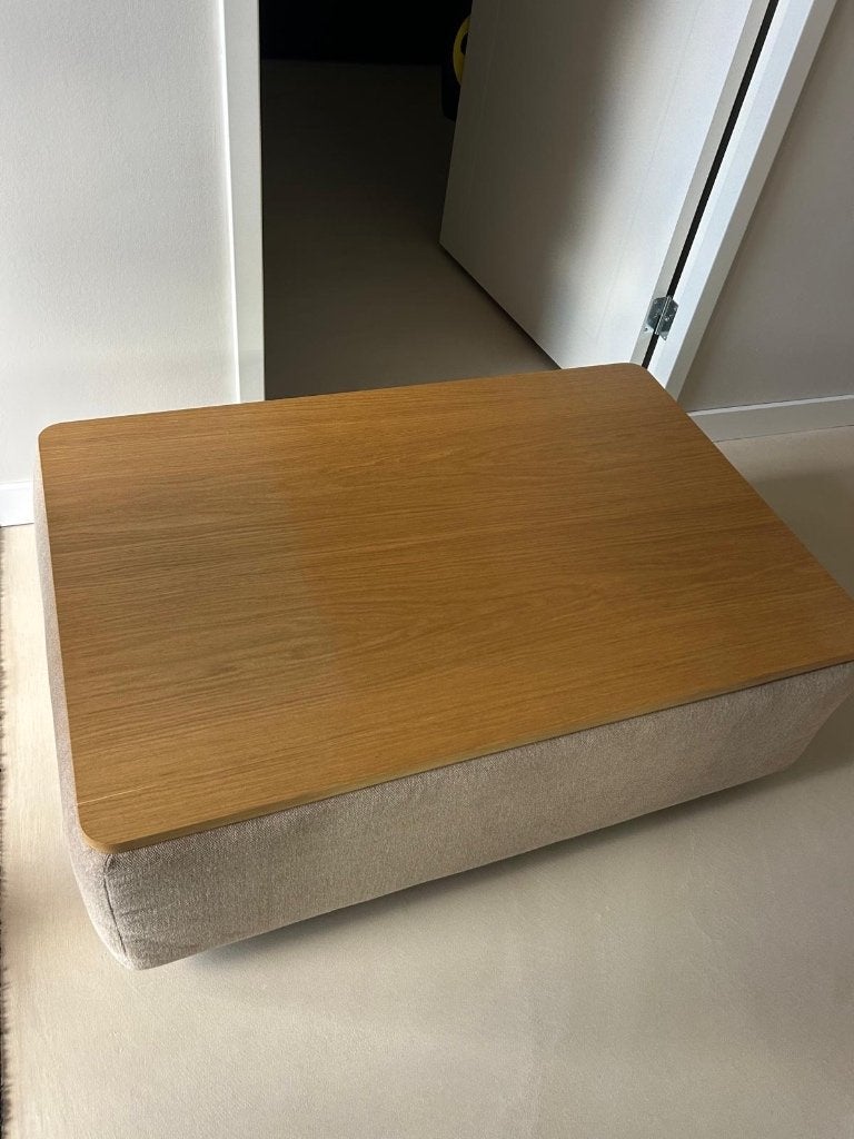 Gloednieuwe bijzettafel/poef (met opbergruimte), Ophalen, Minder dan 45 cm, Nieuw, 75 cm of meer