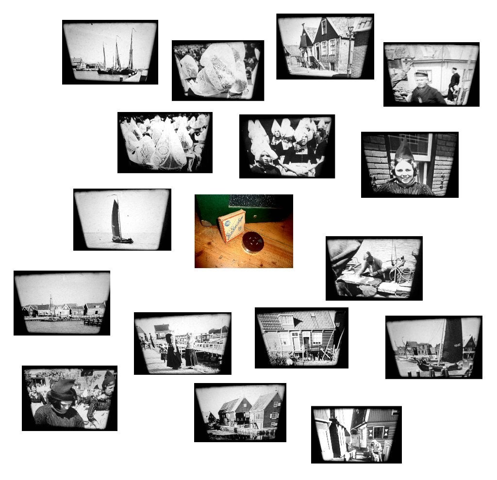 16mm film Volendam Marken - jaren 30 - silent - vintage, Audio, Tv en Foto, Filmrollen, Ophalen of Verzenden, 16mm film
