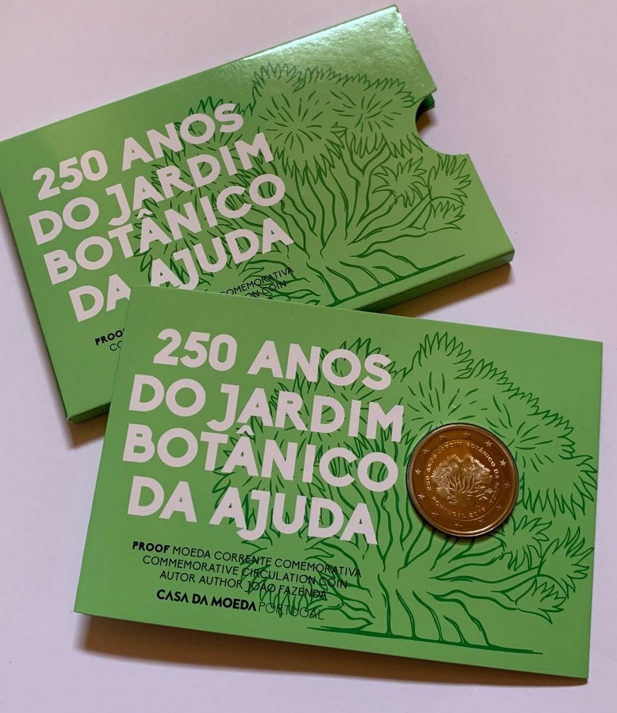 2 Euro Portugal 2018 Proof coincard blister (Ajuda), Postzegels en Munten, Verzenden, Portugal, 2 euro, Losse munt