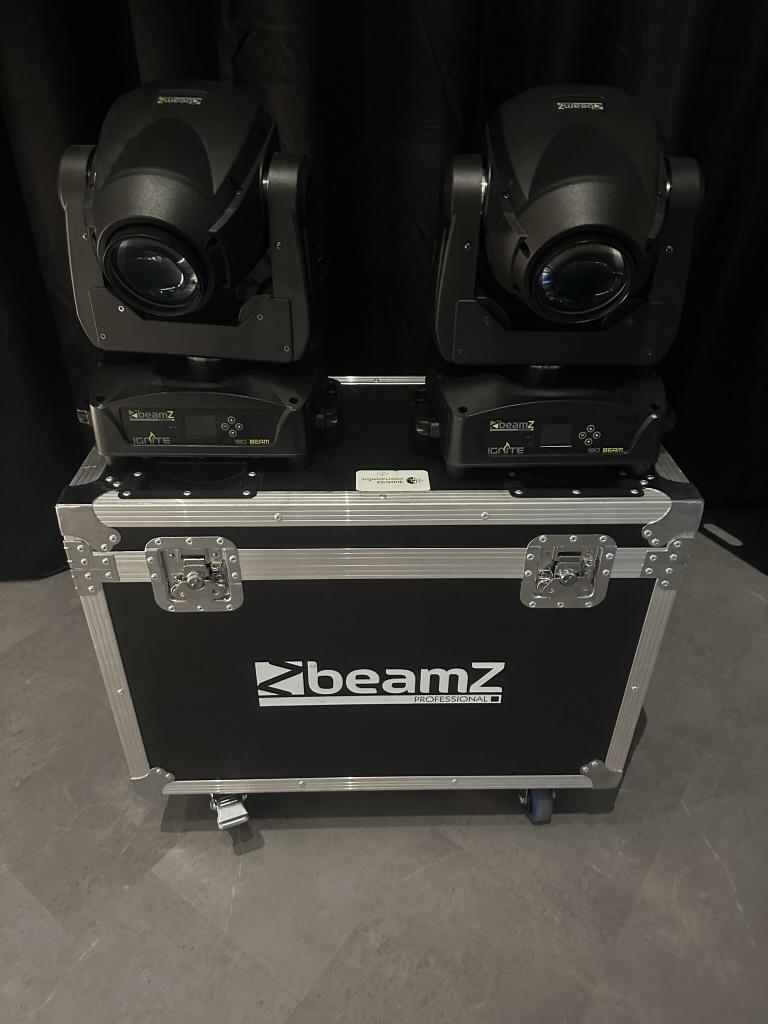 2x 180 watt beam movinghead in case, Ophalen, Zo goed als nieuw, Licht, Geluidgestuurd