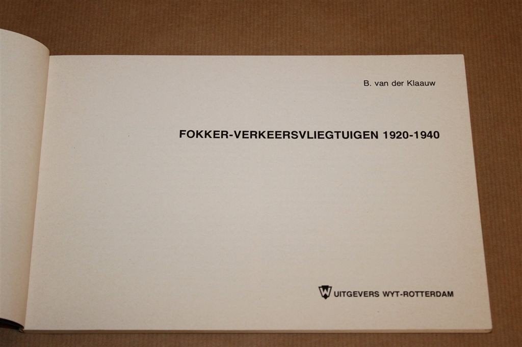 Fokker-verkeersvliegtuigen 1920-1940 — Luchtvaart, Verzamelen, Gebruikt, Schaalmodel, -, -