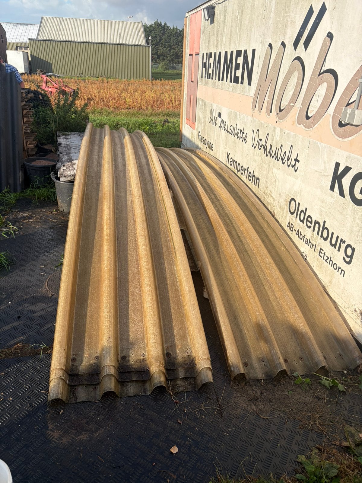 Golfplaten 8 stuks, Ophalen of Verzenden, Zo goed als nieuw, Minder dan 180 cm, Palen