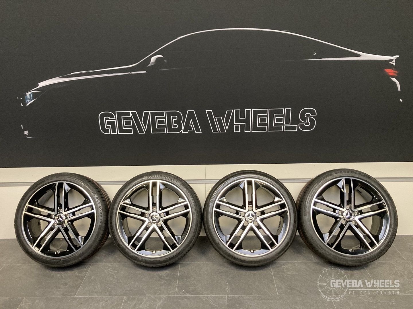 19” Originele Mercedes A klasse W177 velgen + banden 5x112, 19 inch, Gebruikt, -, -