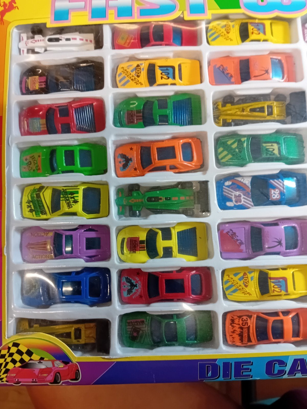 50-delige set Fast Wheels Die Cast Metal speelgoedauto's, Ophalen of Verzenden, Nieuw