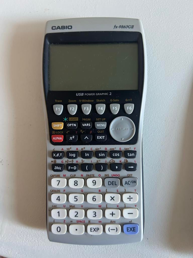 Grafische rekenmachine Casio Fx-9860GII, Ophalen of Verzenden, Grafische rekenmachine